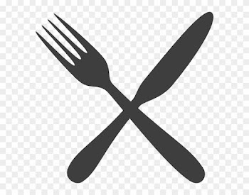 Gray Silverware Clip Art At Clker - Fork And Knife Clipart