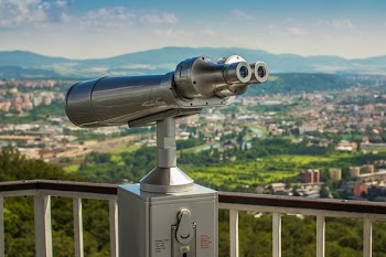 Gray Stainless Steel Operated Telescope