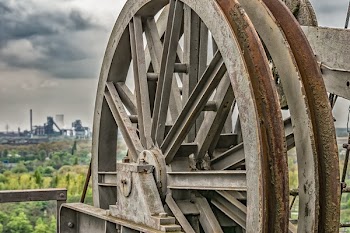 Gray Steel Wheel