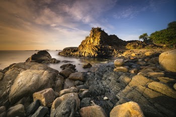 Gray Stones Near Body of Water