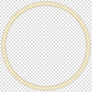 Gray striped ribbon frame illustration, Material Yellow Body piercing jewellery Pattern, Golden Round Deco Border transparent background PNG clipart