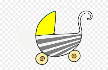 Gray Stroller Clip Art At Clkercom Vector - Baby Shower Clip Art
