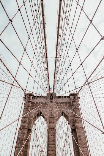 Gray Suspension Bridge