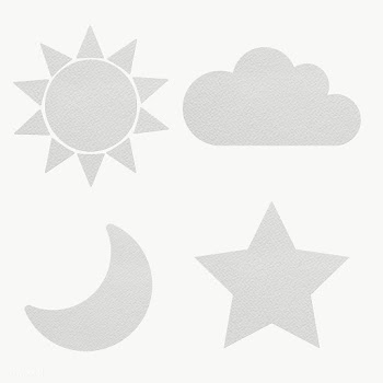 Gray textured paper astronomy sticker design element collection | Free  transparent png - 2347487