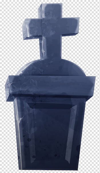 Gray thomestone art, Headstone Grave , Tombstone with Cross transparent background PNG clipart