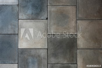Gray tiled wall