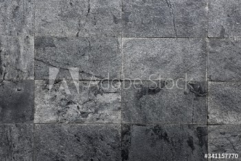 Gray tiled wall