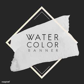 Gray watercolor banner design vector | Free stock vector - 512734