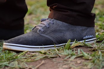 Gray White Adidas Sneaker