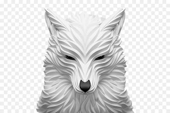 Gray wolf 3D computer graphics Digital art Illustration - Wolf 