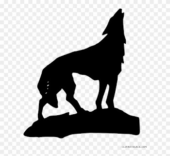 Gray Wolf Animal Free Black White Clipart Images Clipartblack - Wolf Clip Art