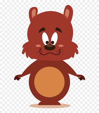 Gray Wolf Cartoon Adobe Illustrator - Lovely Cartoon Animal Print Case Cover For Samsung