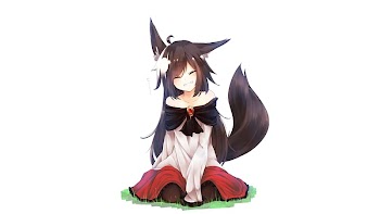 Gray wolf Catgirl Anime Female, Anime transparent background PNG clipart