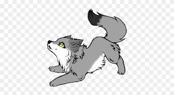 Gray Wolf Clipart Wolf Pup - Cute Wolf Pup Drawing