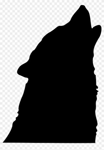 Gray Wolf Drawing Clip Art - Wolf Silhouette Png