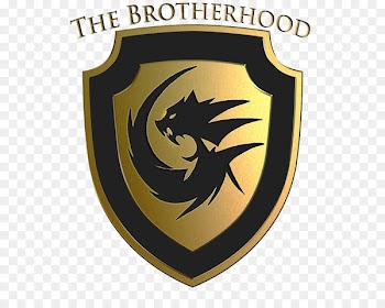 Gray wolf Logo Emblem Crest - brotherhood logo 