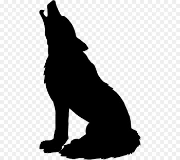 Gray wolf Silhouette Drawing Clip art - Wolf Head Silhouette 