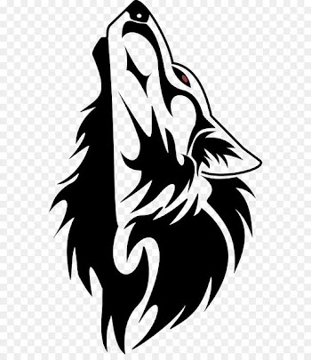 Gray wolf Tattoo ink Tribe Drawing - Wolf 