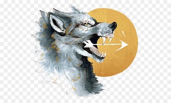 Gray wolf Werewolf DeviantArt - Vector Wolves Totem 