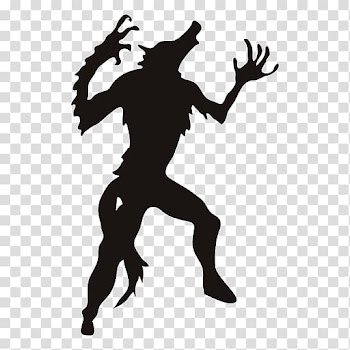 Gray wolf Werewolf Halloween, werewolf transparent background PNG clipart