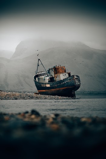 Gray Wreck Ship