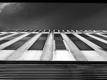 Grayscale Low-angle Photography of White Building