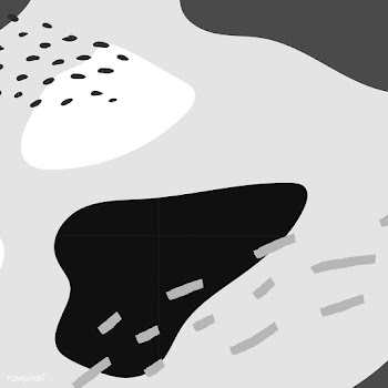 Grayscale Memphis pattern design vector | Free stock vector - 535630