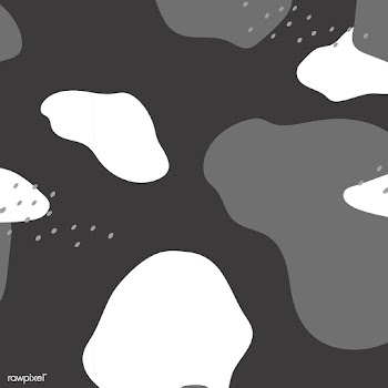 Grayscale Memphis pattern design vector | Free stock vector - 535643