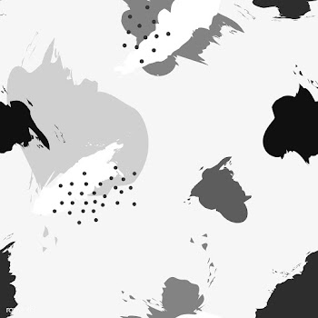 Grayscale Memphis pattern design vector | Free stock vector - 535655