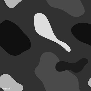 Grayscale Memphis pattern design vector | Free stock vector - 535662