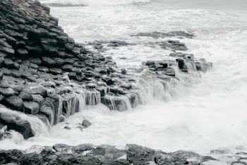 Grayscale of Body of Water