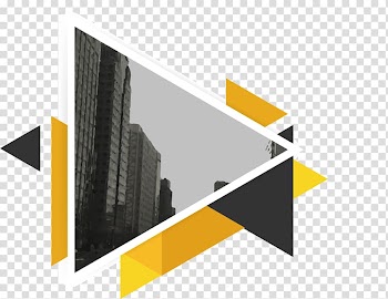 Grayscale of building on white triangular frame, Hideaway (Hands Up Radio Edit) Disc jockey Music, Triangle border transparent background PNG clipart