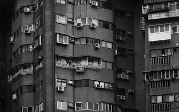 grayscale of high-rise building