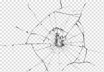 Grayscale of spiderwebs, Window Light Glass , Glass Break transparent background PNG clipart