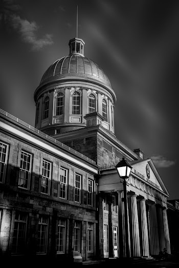 Grayscale Photo Dome Building
