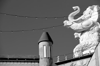 Grayscale Photo Elephant Statue