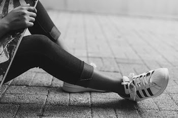 Grayscale Photo Of A Shoe