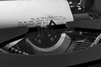 Grayscale Photo of a Typewritten Prayer