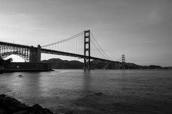 Grayscale Photo of Bridge