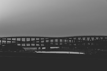 Grayscale Photo of Bridge