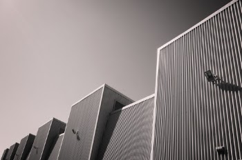 Grayscale Photo of Building