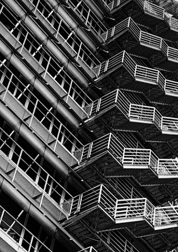 Grayscale Photo of Building