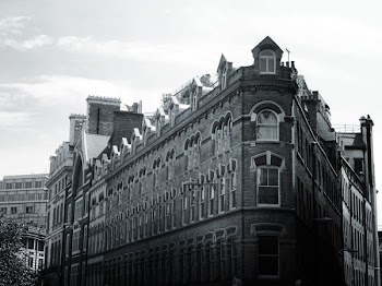 Grayscale Photo of Building