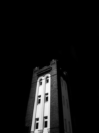 Grayscale Photo of Building