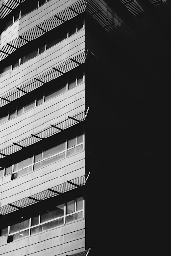 Grayscale Photo of Building