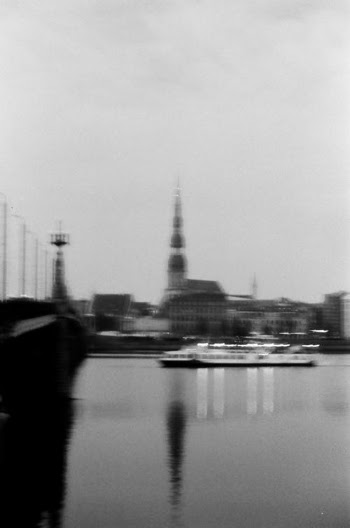 Grayscale Photo of City Skyline · Free Stock Photo
