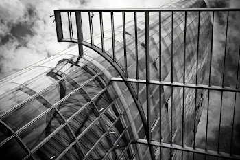 Grayscale Photo of High-rise Building