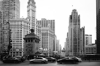 Grayscale Photo Of High-rise Buildings