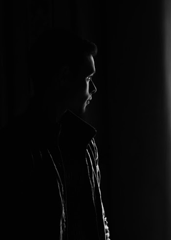 Grayscale Photo of Man