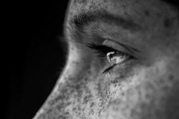 grayscale photo of man face